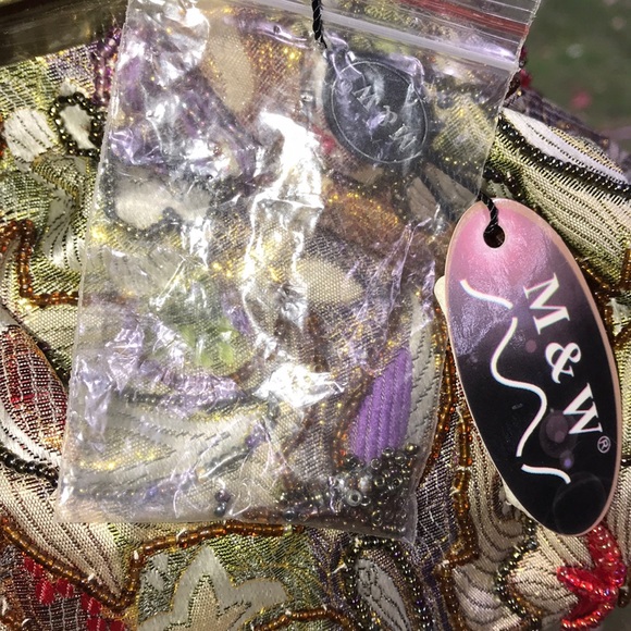 Bead Embellished Handbag purse NWT! - Picture 4 of 9